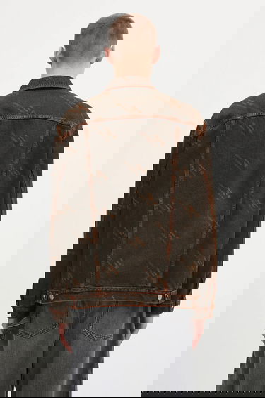 Jacka Martine Rose Martine Rose Oversized Denim Jacket Brun | 201WD06204, 4