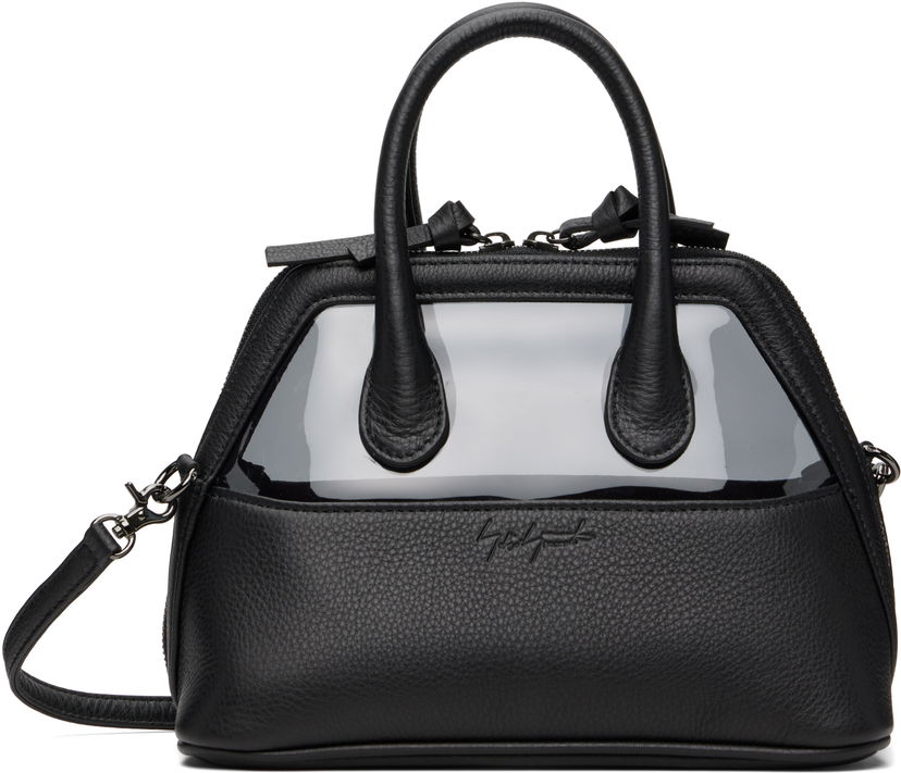 Handväska Yohji Yamamoto YOHJI YAMAMOTO Translucent Mini Bag Svart | DP-I15-715