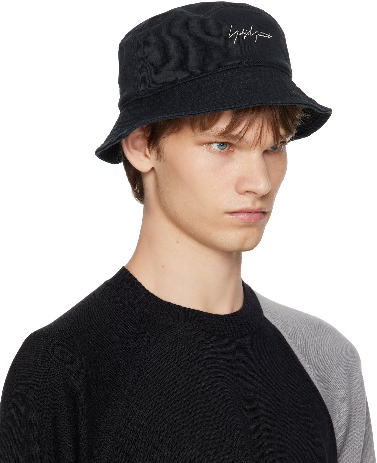 Hatt Yohji Yamamoto Y-3 KRUO Bucket Hat by Yohji Yamamoto Svart | JZ0917, 1