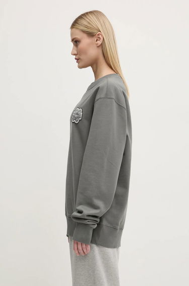 Sweater Filling Pieces Filling Pieces Gowtu Crewneck Sweatshirt with Applique Grå | 74533926002, 3