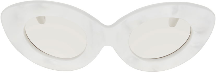 Solglasögon ERL ERL Betty Sunglasses Vit | ERL08K401