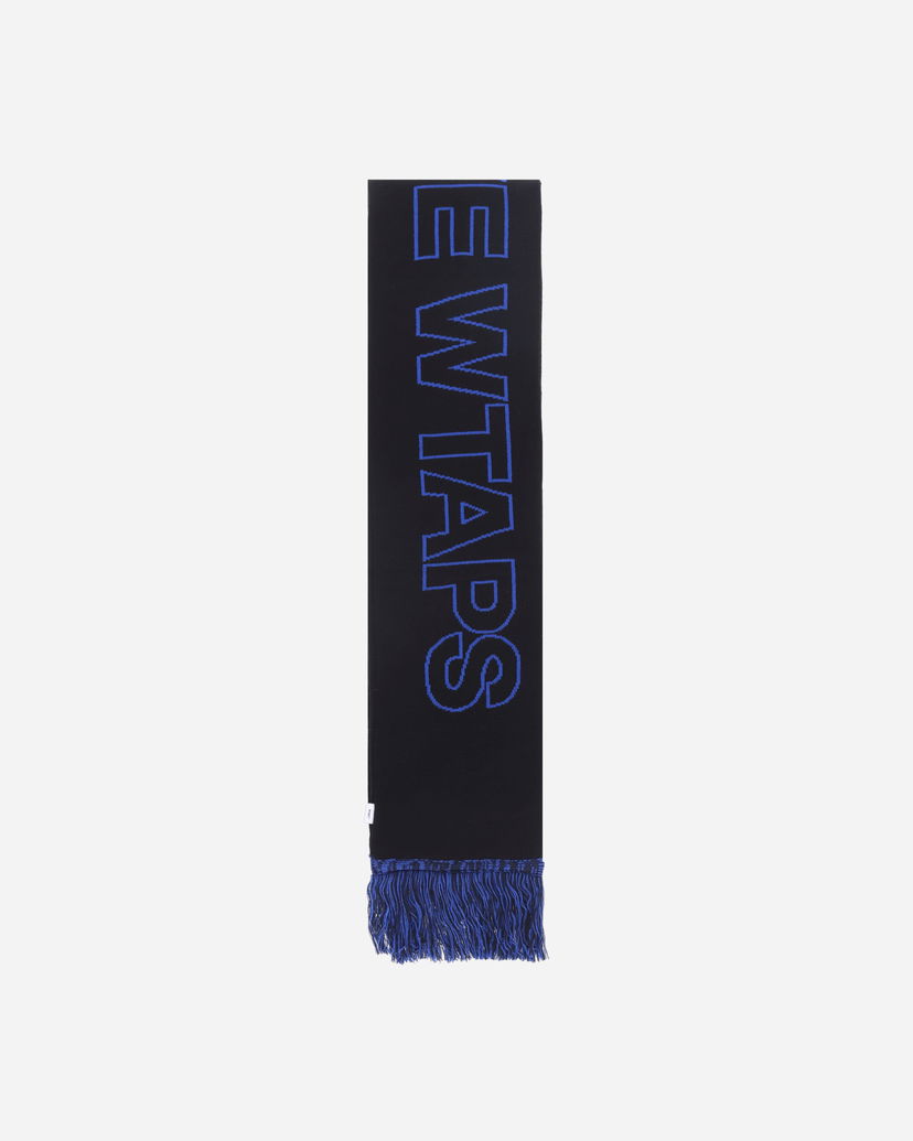 Halsduk WTAPS Knitted Fringe Scarf Svart | 242MADT-AC01 001