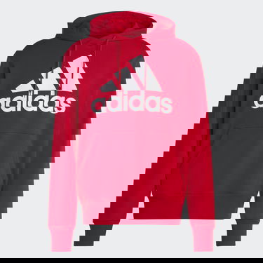 Sweatshirt adidas Performance Essentials French Terry Big Logo Hoodie Röd | IC9365, 4