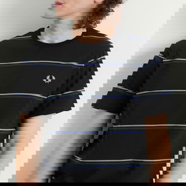 T-shirt Fred Perry Fred Perry Fine Stripe T-Shirt, Size Large Svart | M1734-102, 5