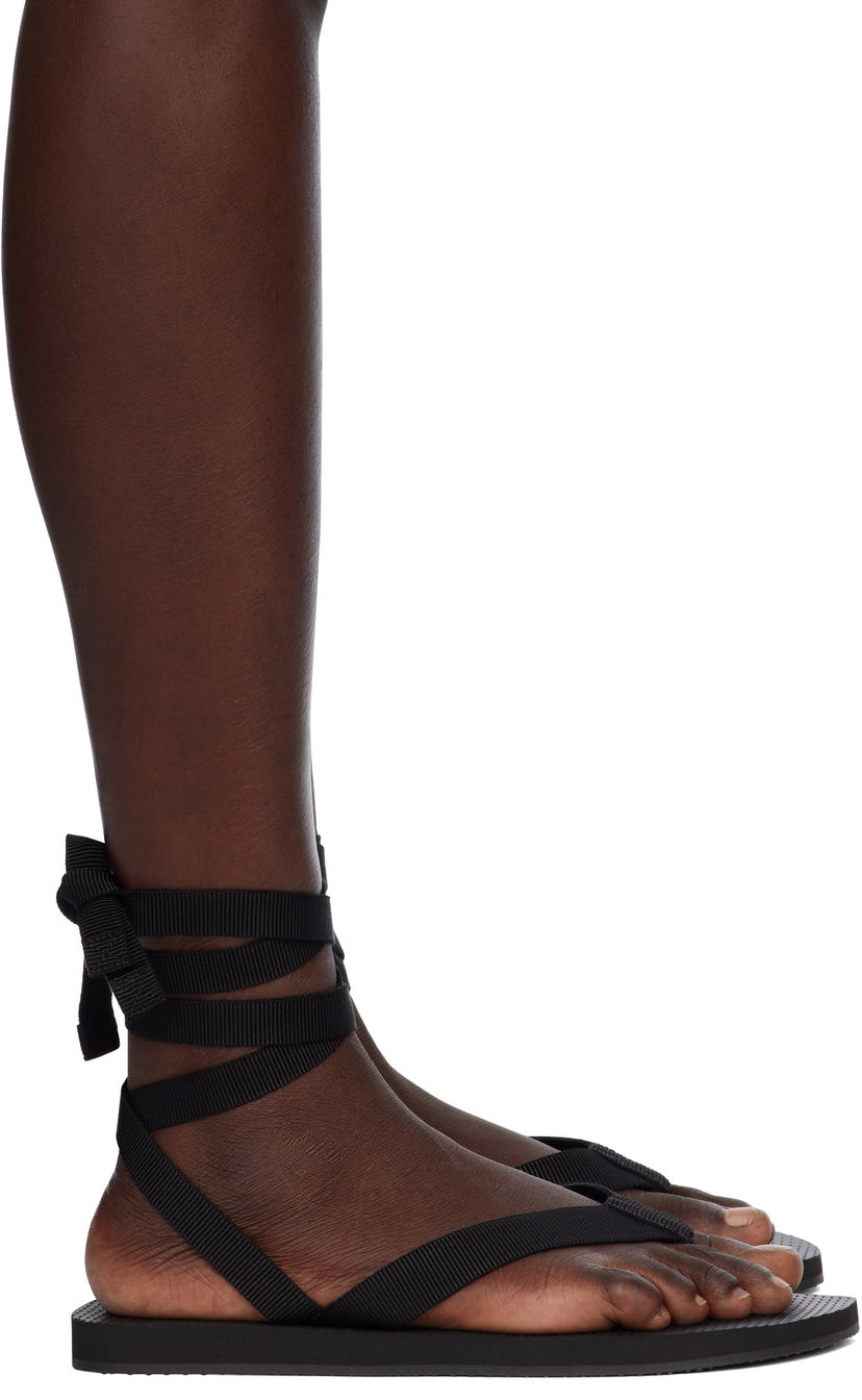 Kläder The Row The Row Dune Knot Sandals Svart | F1588-GRO
