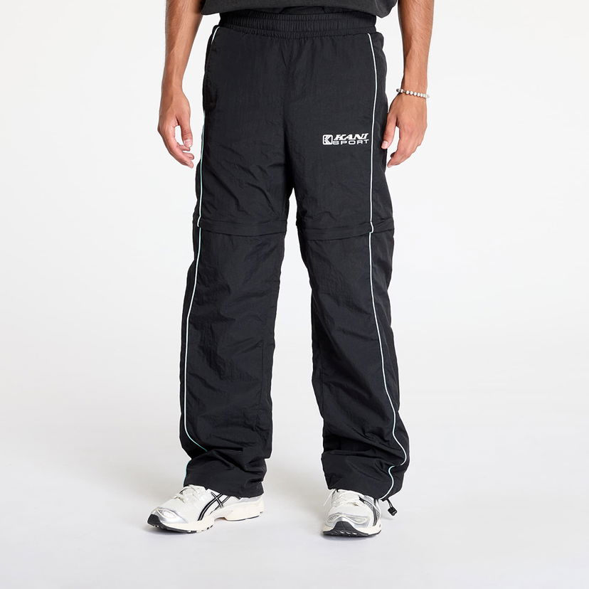Byxor Karl Kani Pants OG Sport Adjustable Trackpants Black/ Light Blue Svart | 60030050