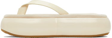 Kläder OSOI OSOI Boat Flip Flop Platform Slides Beige | 22SS030-03-04, 2