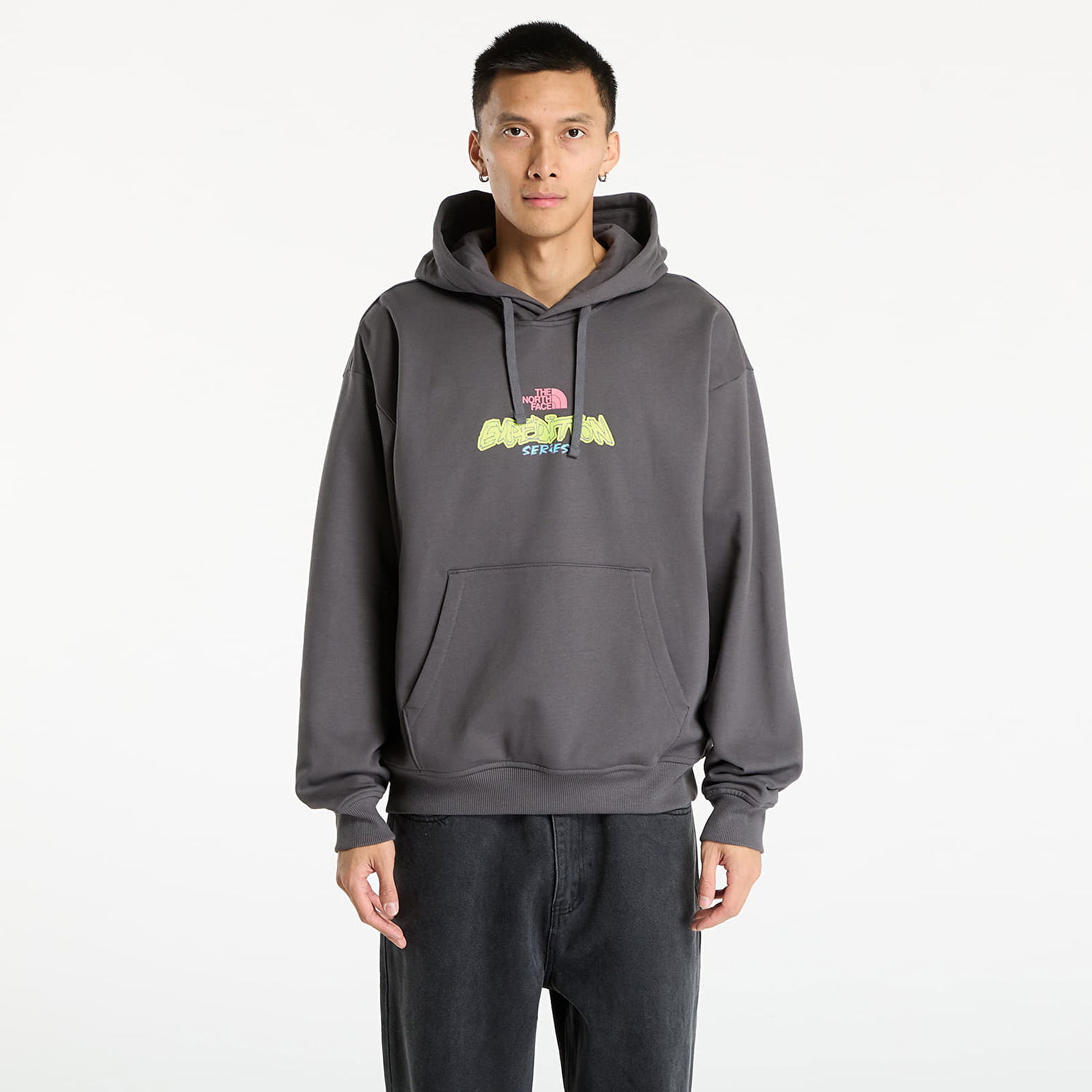 Sweatshirt The North Face Expedition Celebration Oversized Hoodie Grå | NF0A8E3FRHI1, 0