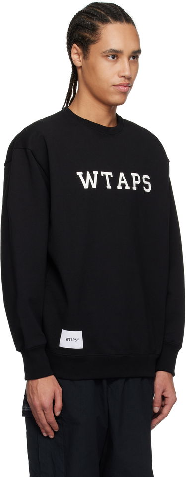 Sweater WTAPS WTAPS Cotton Academy Sweatshirt Svart | 251ATDT-CSM03, 1
