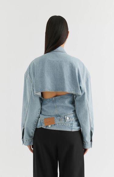 Jacka AXEL ARIGATO Hydra Tie-Front Jacket Blå | A2164001, 3