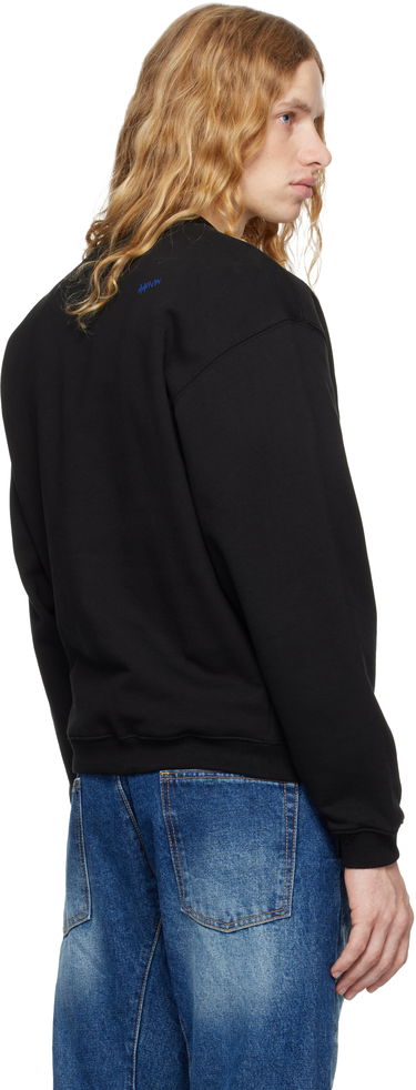 Sweatshirt ADER ERROR Embroidered Logo Sweatshirt Svart | BN25FYSW0101BK, 2