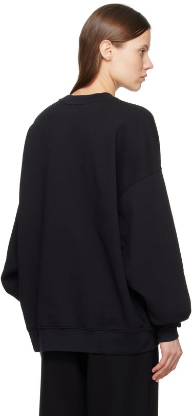 Sweater Anine Bing Anine Bing Miles Oversized Letterman Sweatshirt Svart | A-08-10074-BLK1, 2