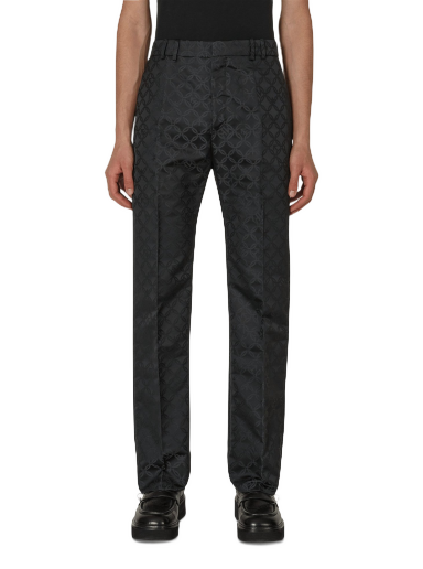 Byxor Charles Jeffrey Loverboy Straight Cut Trousers Svart | CJLAW22SCT BLCHJQ