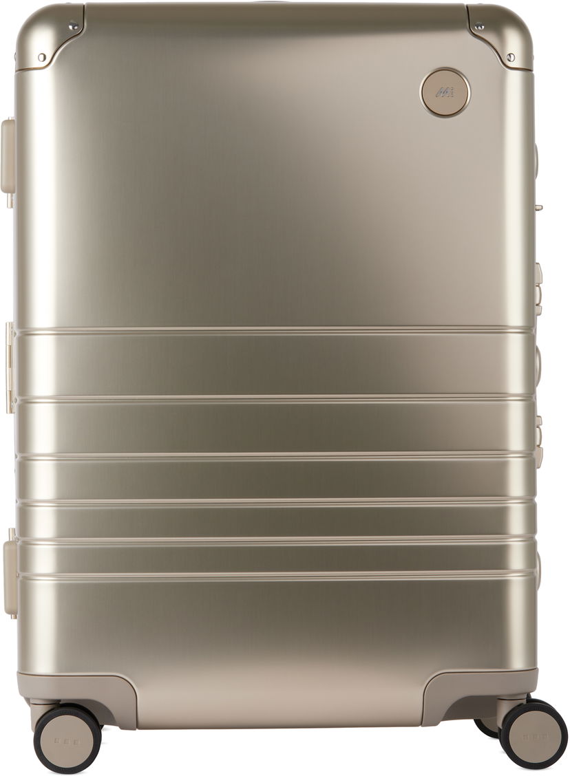 Resväska Monos Aluminum Check-In Medium Suitcase Metallisk | MN0010-0011-24