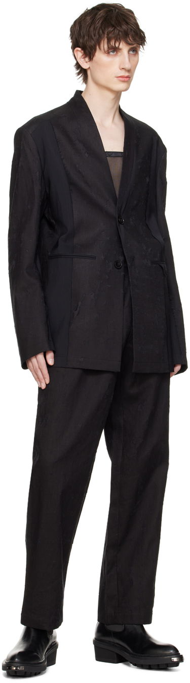 Byxor Feng Chen Wang Feng Chen Wang Raw Edge Trousers Svart | FUS17TR05, 3