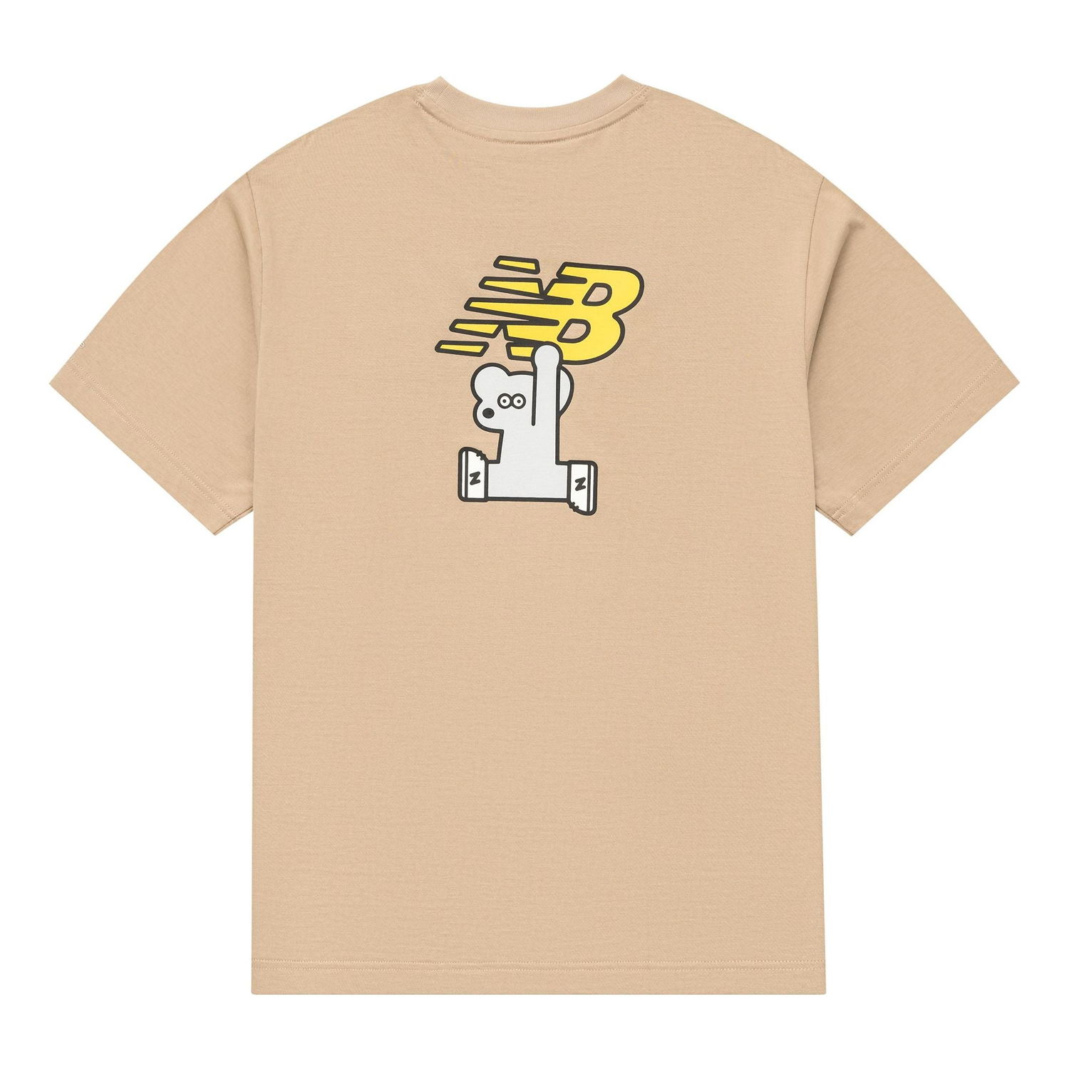 T-shirt New Balance ANDY Graphic T-Shirt Beige | 5ED26201-LBE, 0