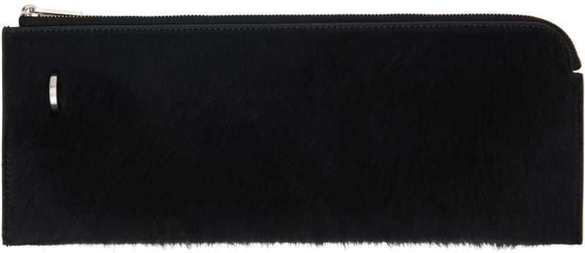 Plånbok Rick Owens Leather Zip Pouch Wallet Svart | RA01D0415 LHL