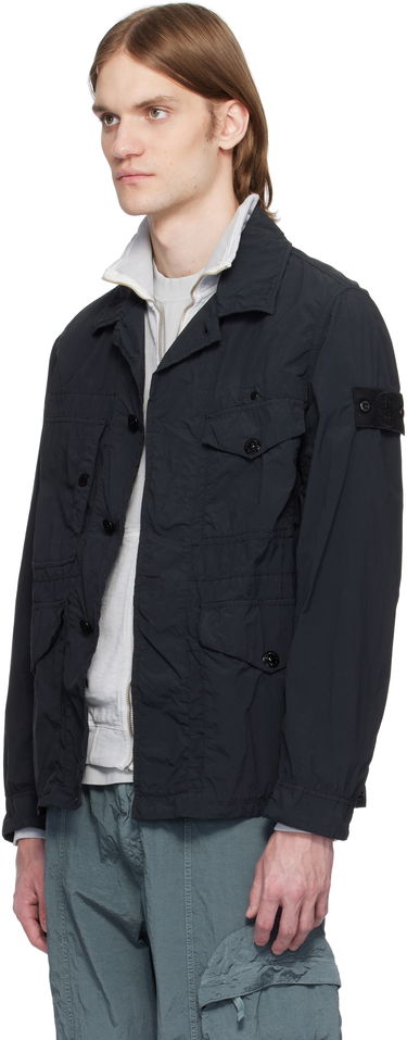 Vindjacka Stone Island Stone Island Nylon Ghost Jacket Svart | K1S15 4100033 S00F6, 3