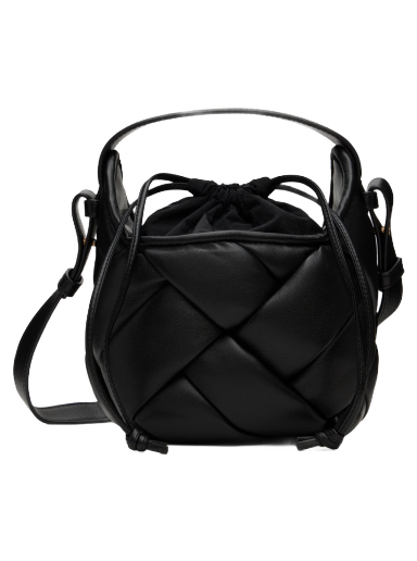 Axelväska Bottega Veneta Small Helmet Bag Svart | 730164 V2NH1