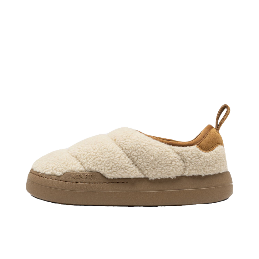 Sneakers och skor Moon Boot Park Puffer Fleece Boots Beige | 80D2470120-L007