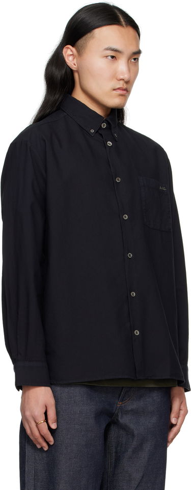 Skjorta A.P.C. Green Mateo Shirt Grön | COHAH-H12599, 1