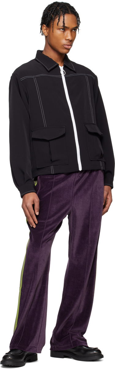 Jacka Needles NEEDLES Stitched Sport Jacket Svart | QV194, 3