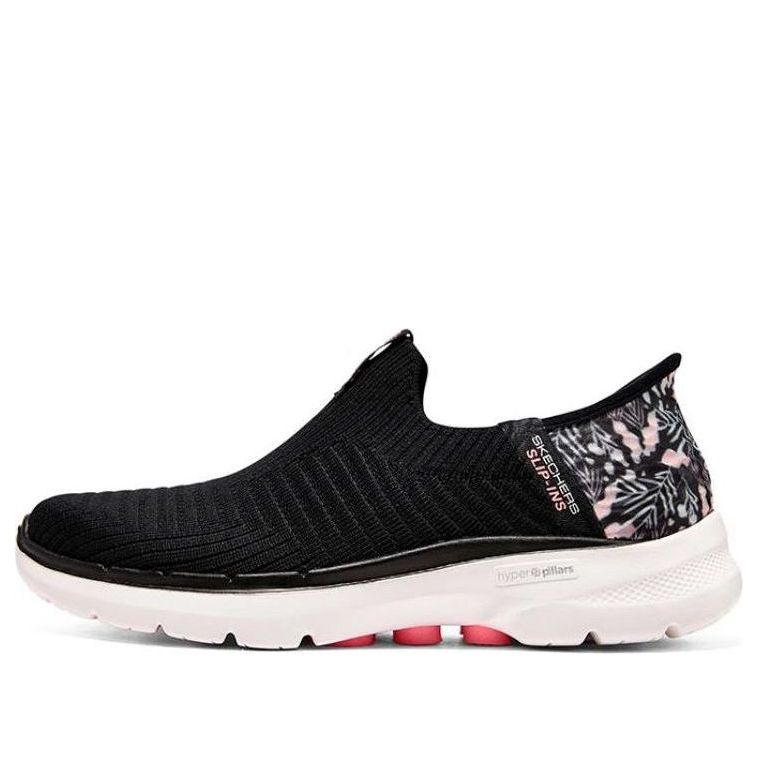 Sneakers och skor Skechers Go Walk 6 Slip In Svart | 124626-BKPK, 0
