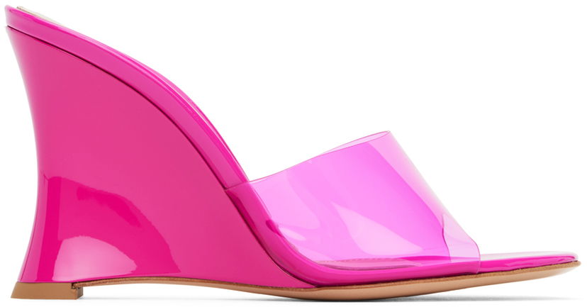 Tillbehör Gianvito Rossi Gianvito Rossi Futura Wedge Mules Rosa | G16210.95RIC.GSV