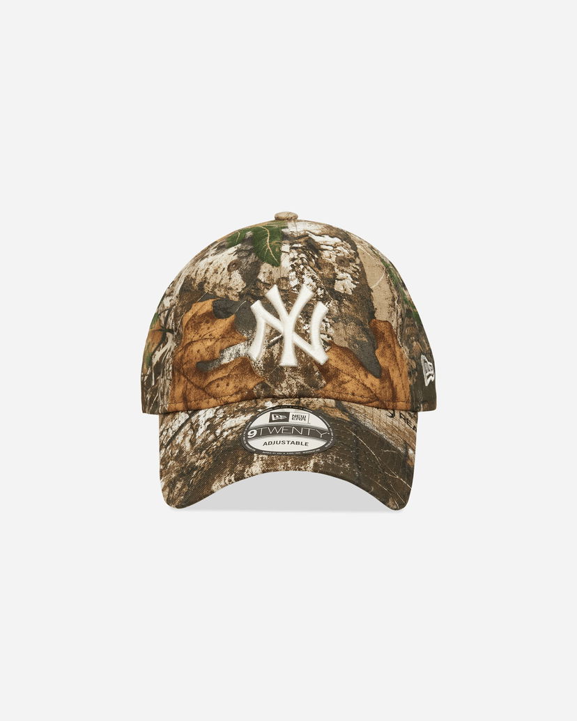 Keps New Era New York Yankees Washed Real Tree 9TWENTY Adjustable Cap Brun | IH38 999