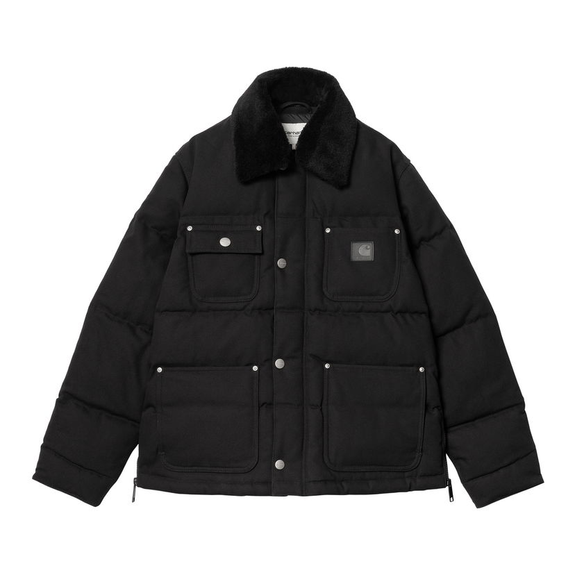 Pufferjacka Carhartt WIP Black Insulated Chore Coat Svart | I033906_8