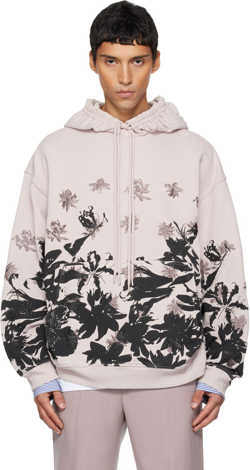 Sweatshirt Dries Van Noten Dries Van Noten Embroidered Floral Hoodie Flerfärgad | 252-021141-2613