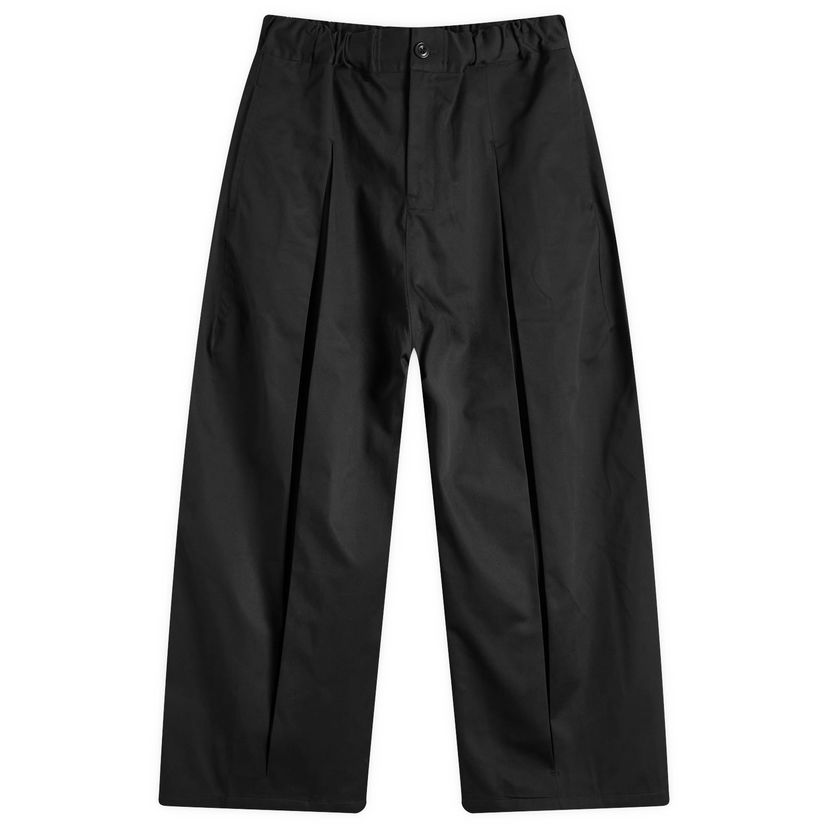 Byxor sage NATION Sage Nation Box Pleat Trousers, Size Large Svart | S011-BLK