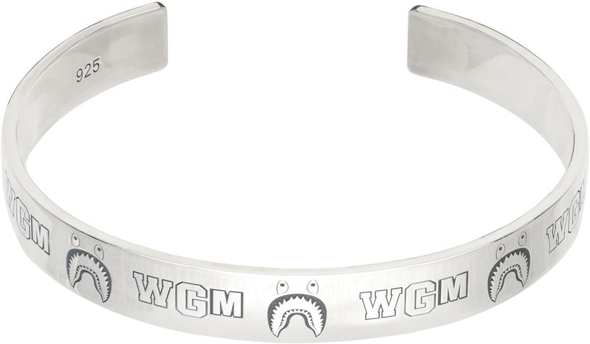 Armband BAPE Shark Bangle Bracelet Metallisk | 001GDK701048F