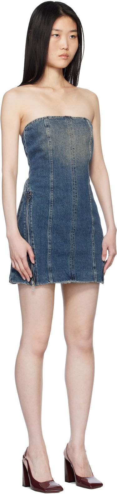 Klä Ksubi Ksubi Avenue Denim Minidress Blå | WPS25DR006, 1