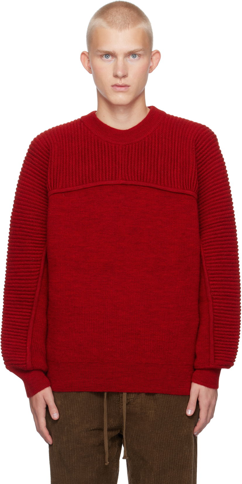 Sweater ISABEL MARANT Isabel Marant Acolin Knit Sweater Röd | PU0594HA-B4L01H