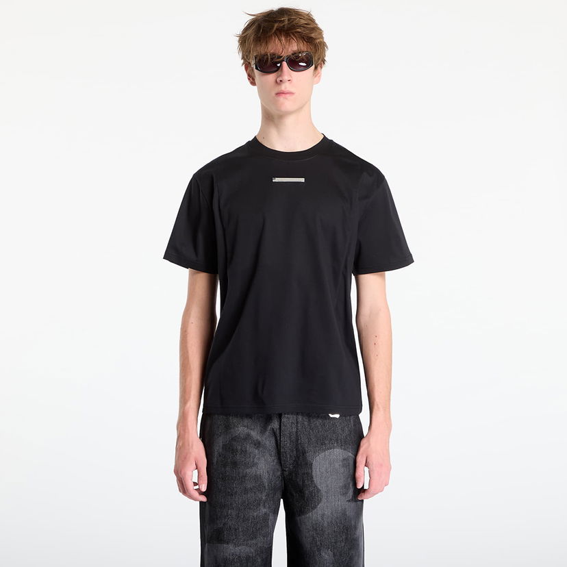 T-shirt HELIOT EMIL Astrape T-Shirt Black Svart | AW25_M_09_139_BLK01_CO