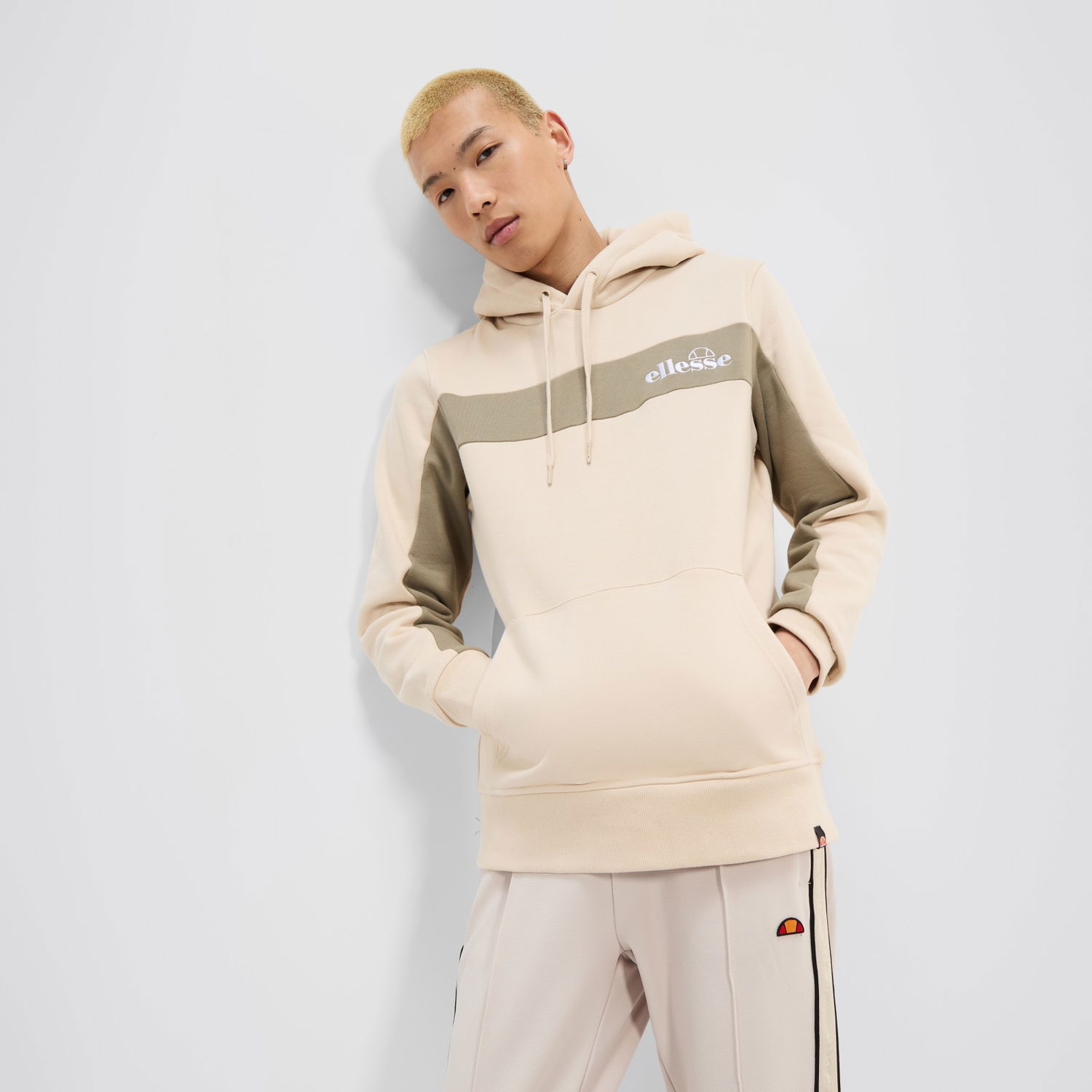 Sweatshirt Ellesse Hoodie Vierian Beige | SHX20953214, 1