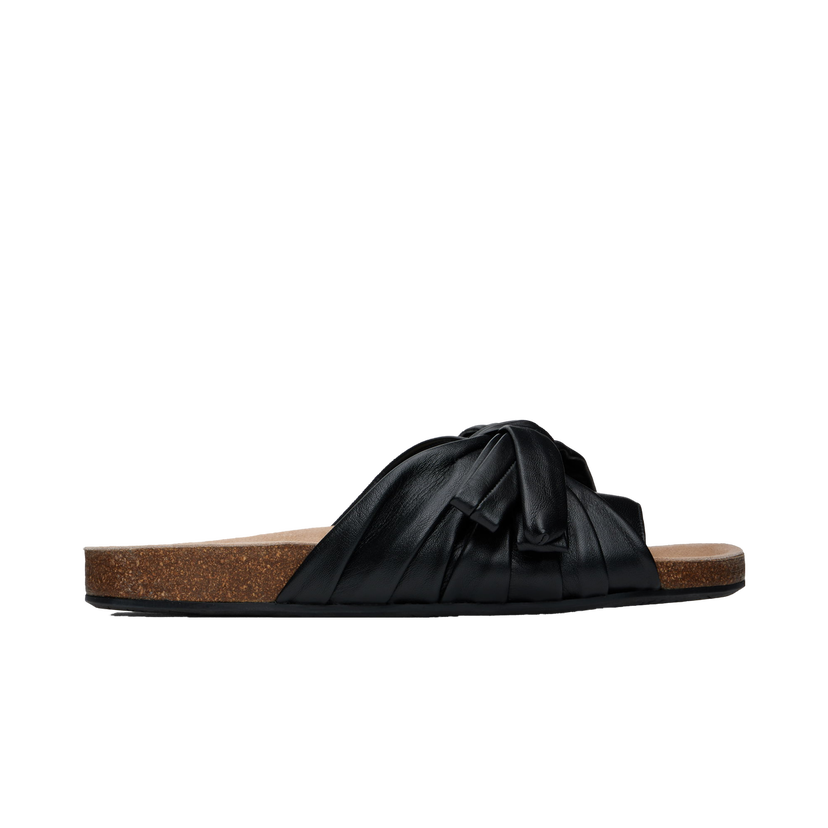 Sneakers och skor JW Anderson JW Anderson Bow Flat Sandals Svart | SN0103-LA0161
