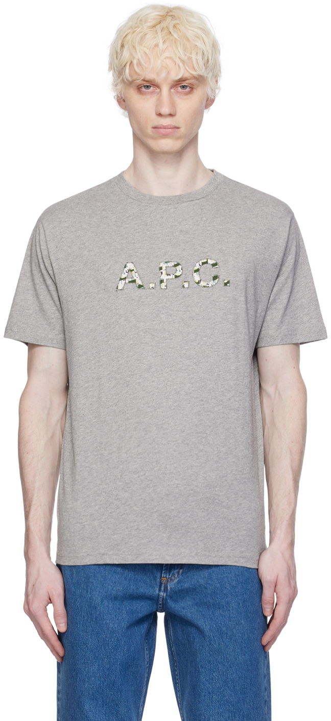 T-shirt A.P.C. Willow T-Shirt Grå | COFDW-H26345, 0