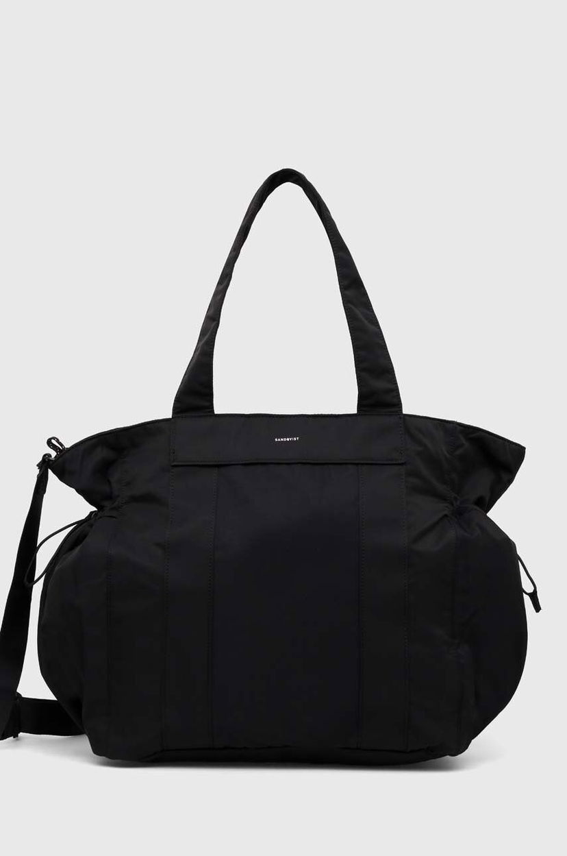 Tygpåse Sandqvist Sigrid Tote Bag Svart | SQA1881