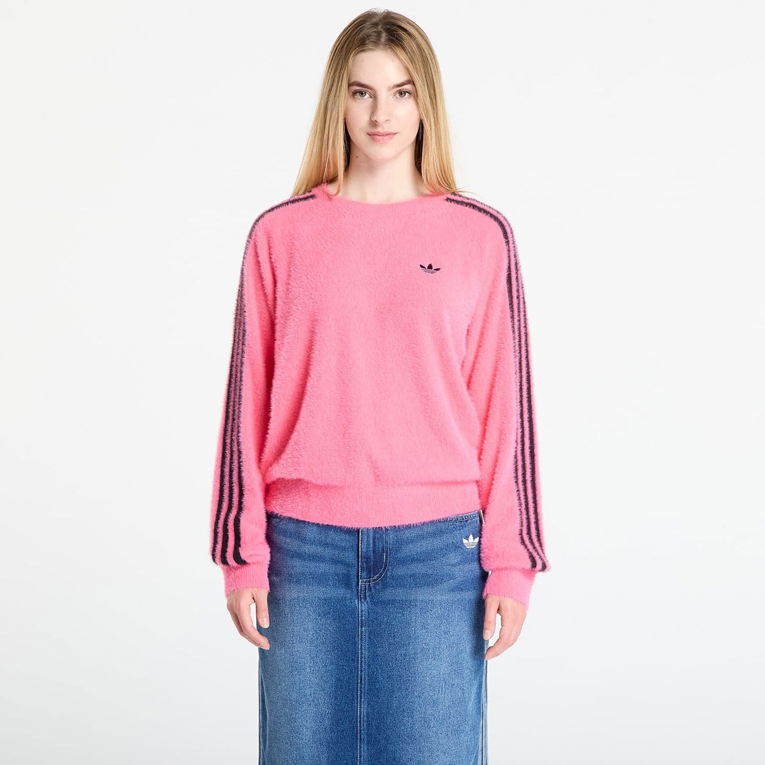 Sweater adidas Originals Adidas Adicolor Holiday Knit Sweatshirt Rosa | JX7811, 0