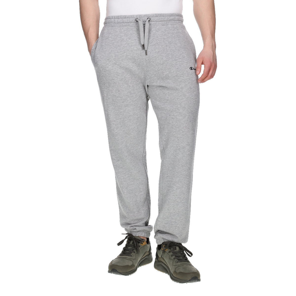 Träningsbyxor Champion Basic Sweatpants Grå | CHA241M126-3A, 0