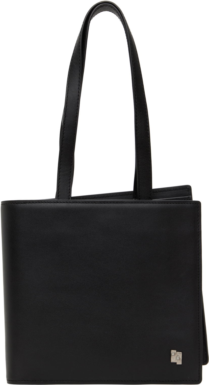 Tygpåse ADER ERROR Leather Tote Bag Svart | BN01FWBA2001BK