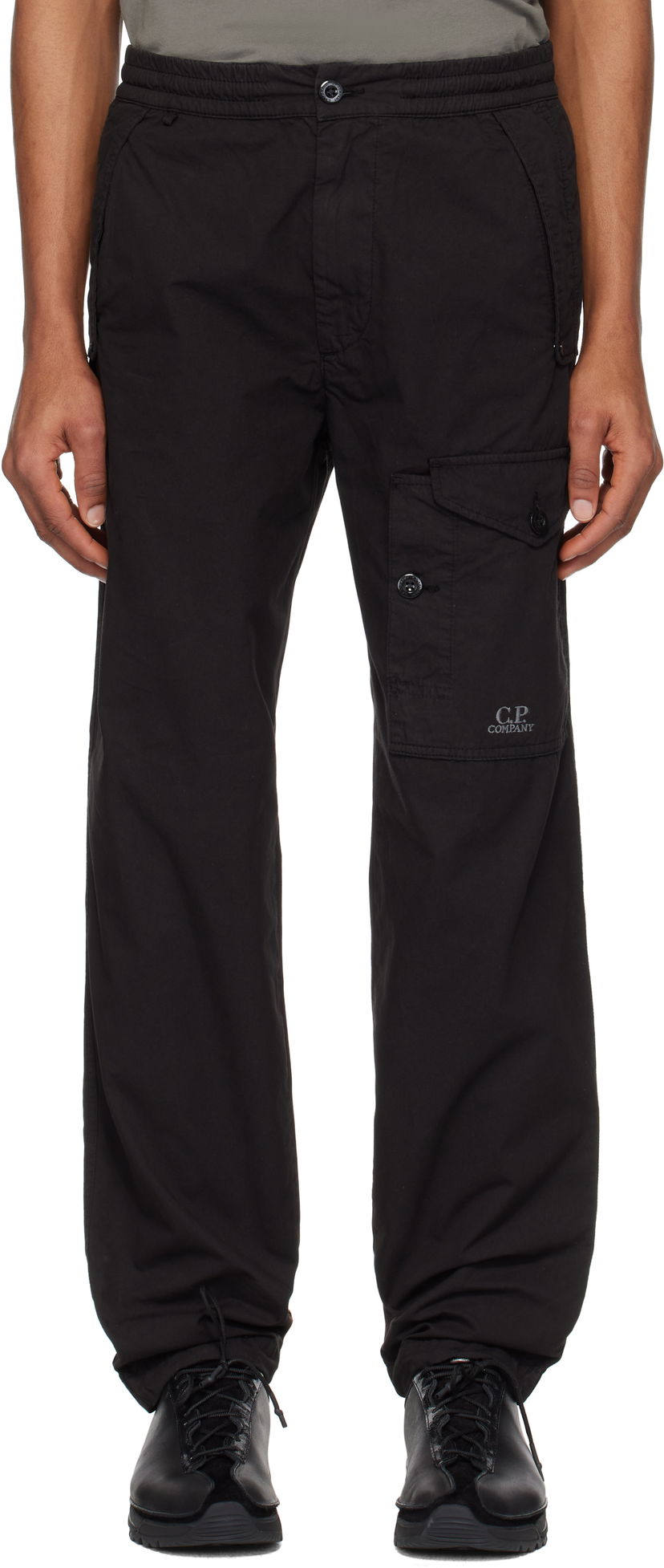 Cargo byxor C.P. Company C.P. Company Microreps Cargo Pants Svart | 18CMPA059A-006475G