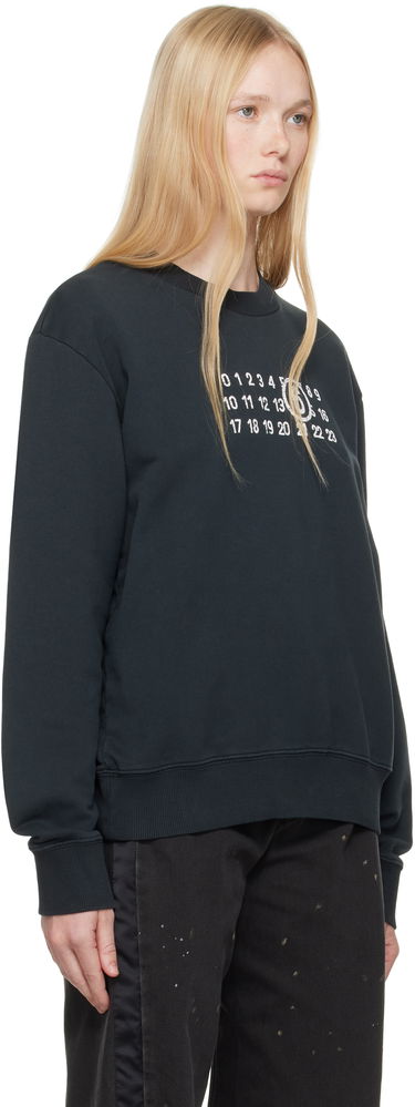 Sweater Maison Margiela MM6 Maison Margiela Numeric Sweatshirt Grön | SH2GU0021 M25004, 4