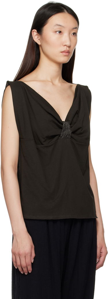 Linne Baserange Baserange Arin Sleeveless Top Svart | TOART-RC-SU25, 1