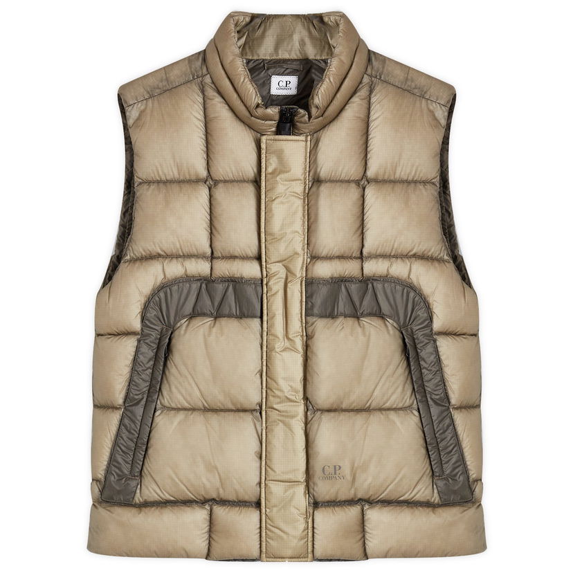 Väst C.P. Company D.D Shell Down Vest Grön | CMOW207A-006099A-327