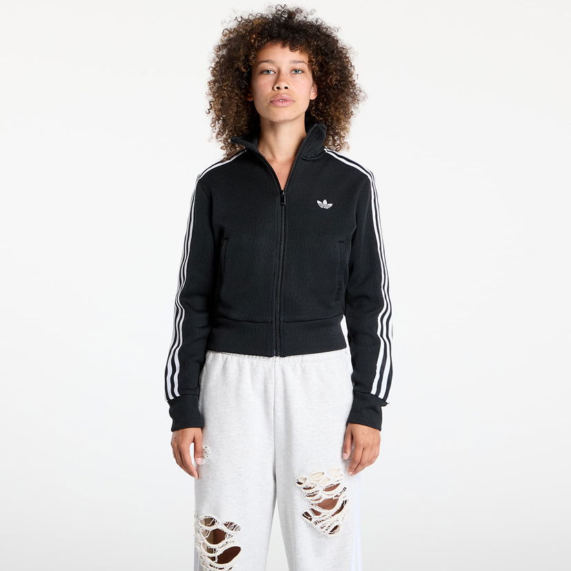 Jacka adidas Originals Firebird Adicolor Knit Track Top Svart | JY2613