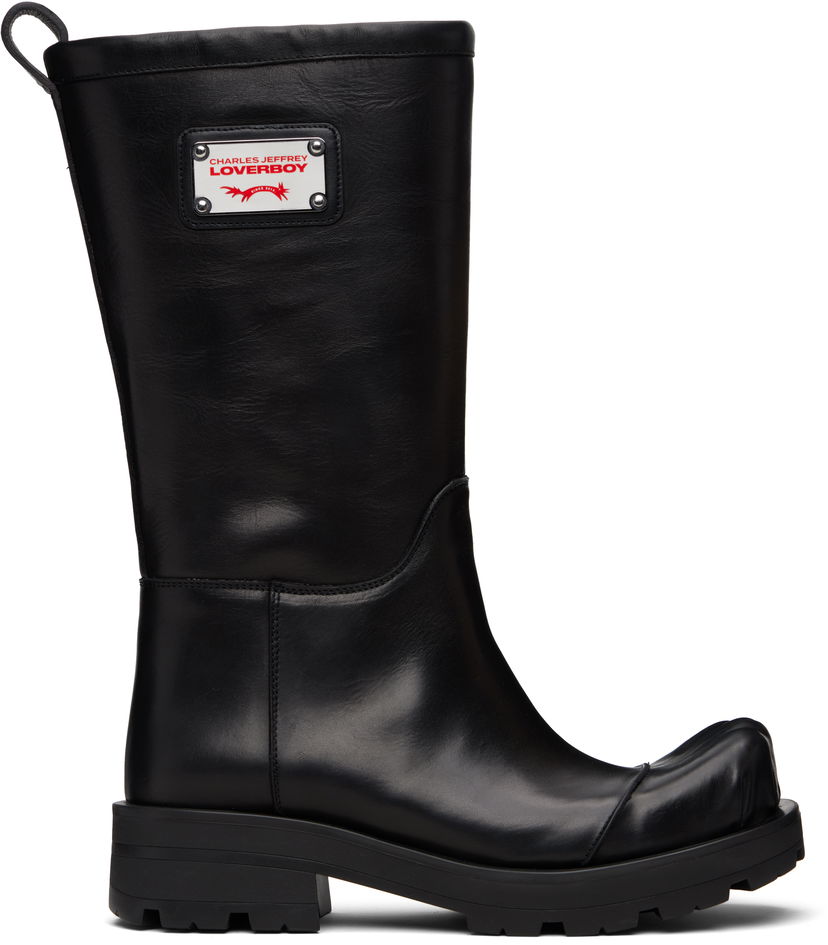 Sneakers och skor Charles Jeffrey Loverboy Charles Jeffrey LOVERBOY Sheathed Moggies Boots Svart | 52150301