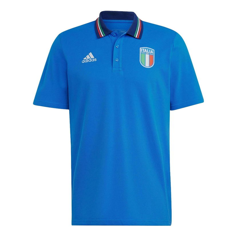 Polotröja adidas Originals Italy Polo Blå | HT2181